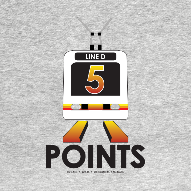 5 Points - Metro - T-Shirt | TeePublic